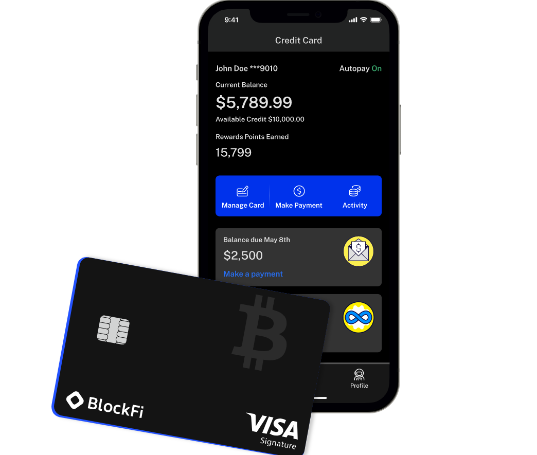 BlockFi Rewards Visa Credit Card