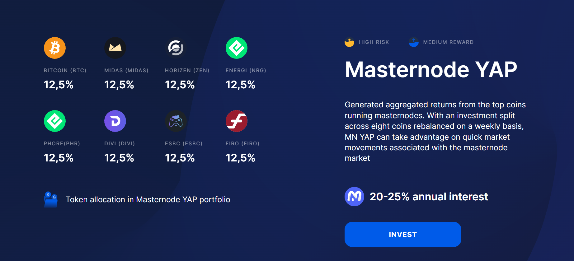 Midas.Investments Masternode YAP